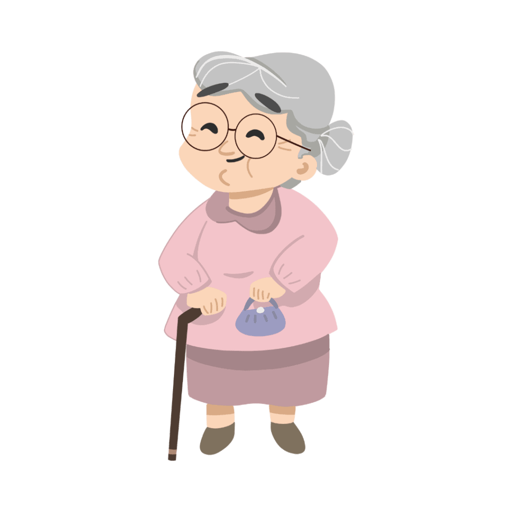 Shirley, a single elder